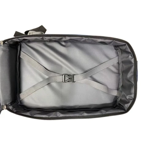 RUCSAC SPACER NEW YORK BLUE, pt. notebook de max. 17&quot;,2 compartimente, buzunar frontal, compartiment travel, troler strap, waterproof,  poliester, albastru, &quot; NEW-YORK-BL&quot;, 45506981 &quot;SPBP-NEW-YORK-BL&quot;