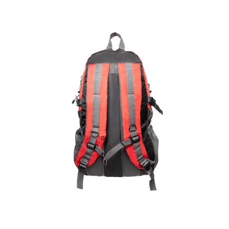 RUCSAC SPACER, pt. notebook de max. 15.6&quot;, 2 compartimente, buzunar frontal x 2, buzunar lateral x 2,  nylon, rosu/gri, &quot;Rio&quot;,  &quot;SPB-RIO-RED&quot;