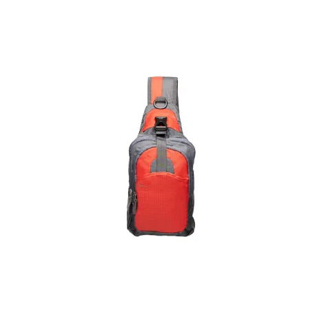 RUCSAC SPACER Sling, nylon,1 bretea, 2 compartimente principale,1 buzunar frontal, 1 buzunar lateral, 35x18x7cm, water resistant, red, "SPB-SLING-RED"
