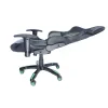 SCAUN GAMING SPACER imitatie piele, black &amp; green, brate ajustabile, greutate max. 120kg, dimensiuni 69.5*77.5*126~132cm &quot;SPCH-TRINITY-GRN&quot;/45505852