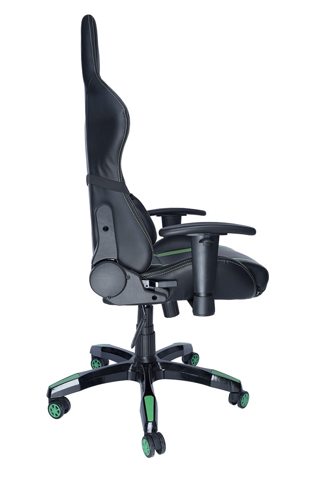 SCAUN GAMING SPACER imitatie piele, black & green, brate ajustabile, greutate max. 120kg, dimensiuni 69.5*77.5*126~132cm "SPCH-TRINITY-GRN"/45505852 thumb