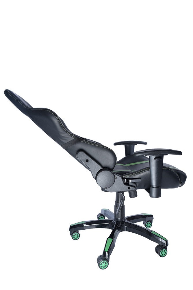 SCAUN GAMING SPACER imitatie piele, black & green, brate ajustabile, greutate max. 120kg, dimensiuni 69.5*77.5*126~132cm "SPCH-TRINITY-GRN"/45505852 thumb