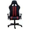 SCAUN GAMING SPACER imitatie piele, black &amp; red, brate ajustabile, greutate max. 120kg, dimensiuni 69.5*77.5*126~132cm &quot;SPCH-TRINITY-RED&quot;