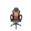 SCAUN GAMING SPACER imitatie piele &amp; material textil, black &amp; orange, greutate max. 120kg, dimensiuni 59*70*106~114cm "SPCH-CHAMP-RNG"/45505851