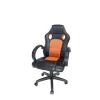 SCAUN GAMING SPACER imitatie piele &amp; material textil, black &amp; orange, greutate max. 120kg, dimensiuni 59*70*106~114cm "SPCH-CHAMP-RNG"/45505851