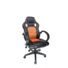 SCAUN GAMING SPACER imitatie piele &amp; material textil, black &amp; orange, greutate max. 120kg, dimensiuni 59*70*106~114cm "SPCH-CHAMP-RNG"/45505851