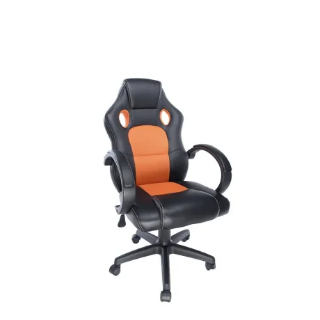 SCAUN GAMING SPACER imitatie piele &amp; material textil, black &amp; orange, greutate max. 120kg, dimensiuni 59*70*106~114cm "SPCH-CHAMP-RNG"/45505851