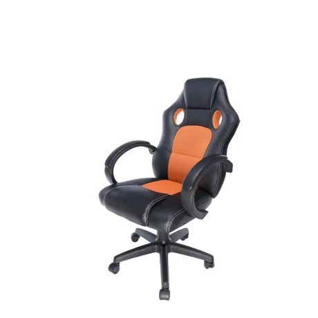 SCAUN GAMING SPACER imitatie piele &amp; material textil, black &amp; orange, greutate max. 120kg, dimensiuni 59*70*106~114cm "SPCH-CHAMP-RNG"/45505851