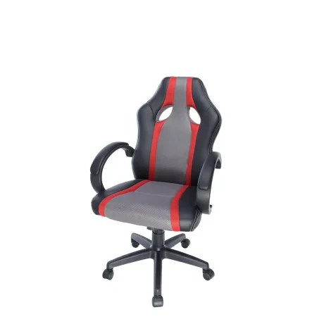 SCAUN GAMING SPACER imitatie piele &amp; material textil, black &amp; red, greutate max. 120kg, dimensiuni 60*70*102~111cm "SPCH-ELITE-RED"