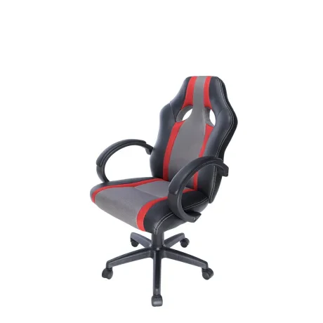 SCAUN GAMING SPACER imitatie piele &amp; material textil, black &amp; red, greutate max. 120kg, dimensiuni 60*70*102~111cm "SPCH-ELITE-RED"