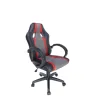 SCAUN GAMING SPACER imitatie piele &amp; material textil, black &amp; red, greutate max. 120kg, dimensiuni 60*70*102~111cm "SPCH-ELITE-RED"