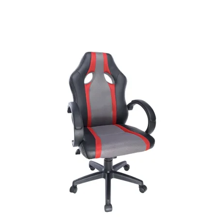 SCAUN GAMING SPACER imitatie piele &amp; material textil, black &amp; red, greutate max. 120kg, dimensiuni 60*70*102~111cm "SPCH-ELITE-RED"