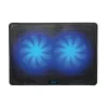 STAND SPACER notebook 17&quot; -Gaming-2F,sita metal, 2xfan 14cm cu turatie reglabila intre 800 si 1200rpm, Ajustabil pe inaltime 5 trepte, Airflow 63cfm,  black, Nivel zgomot 20dBA, Include TV 0.8ron, &quot;SPNS-Gaming-2F&quot;