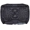 STAND SPACER notebook Gaming 17&quot;,sita metal,Airflow: 72CFM, 2xfan 12.5cm, 2xfan 7cm cu led albastru, black, &quot;SPS-Gaming&quot;