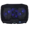 STAND SPACER notebook Gaming 17&quot;,sita metal,Airflow: 72CFM, 2xfan 12.5cm, 2xfan 7cm cu led albastru, black, &quot;SPS-Gaming&quot;
