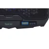 STAND SPACER notebook Gaming 17&quot;,sita metal,Airflow: 72CFM, 2xfan 12.5cm, 2xfan 7cm cu led albastru, black, &quot;SPS-Gaming&quot;