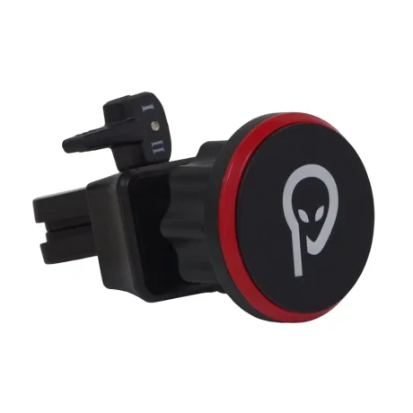 SUPORT auto magnetic SPACER pt. SmartPhone, fixare in ventilatie prin CLIPS, Magnetic, 4 SuperMagneti N50, rotire 360 grade, negru, &quot;SPCH-MAG-CLIPS&quot;