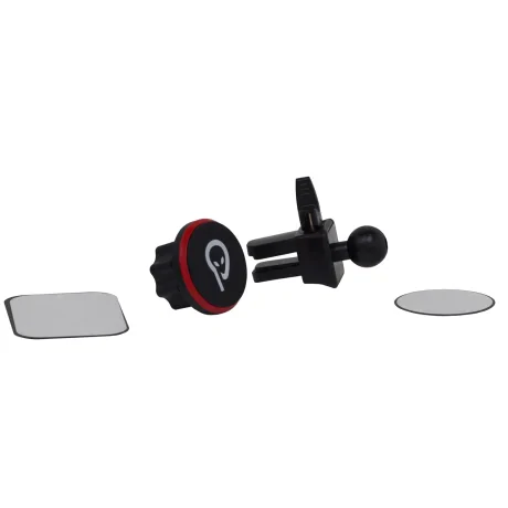 SUPORT auto magnetic SPACER pt. SmartPhone, fixare in ventilatie prin CLIPS, Magnetic, 4 SuperMagneti N50, rotire 360 grade, negru, &quot;SPCH-MAG-CLIPS&quot;