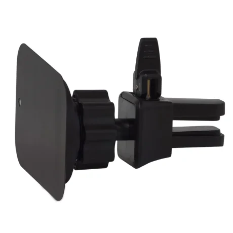 SUPORT auto magnetic SPACER pt. SmartPhone, fixare in ventilatie prin CLIPS, Magnetic, 4 SuperMagneti N50, rotire 360 grade, negru, &quot;SPCH-MAG-CLIPS&quot;