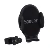 SUPORT auto SPACER pt. SmartPhone, fixare in ventilatie prin CLIPS, prindere laterala, rotire 360 grade, negru, &quot;SPCH-GRV-CLIPS&quot;