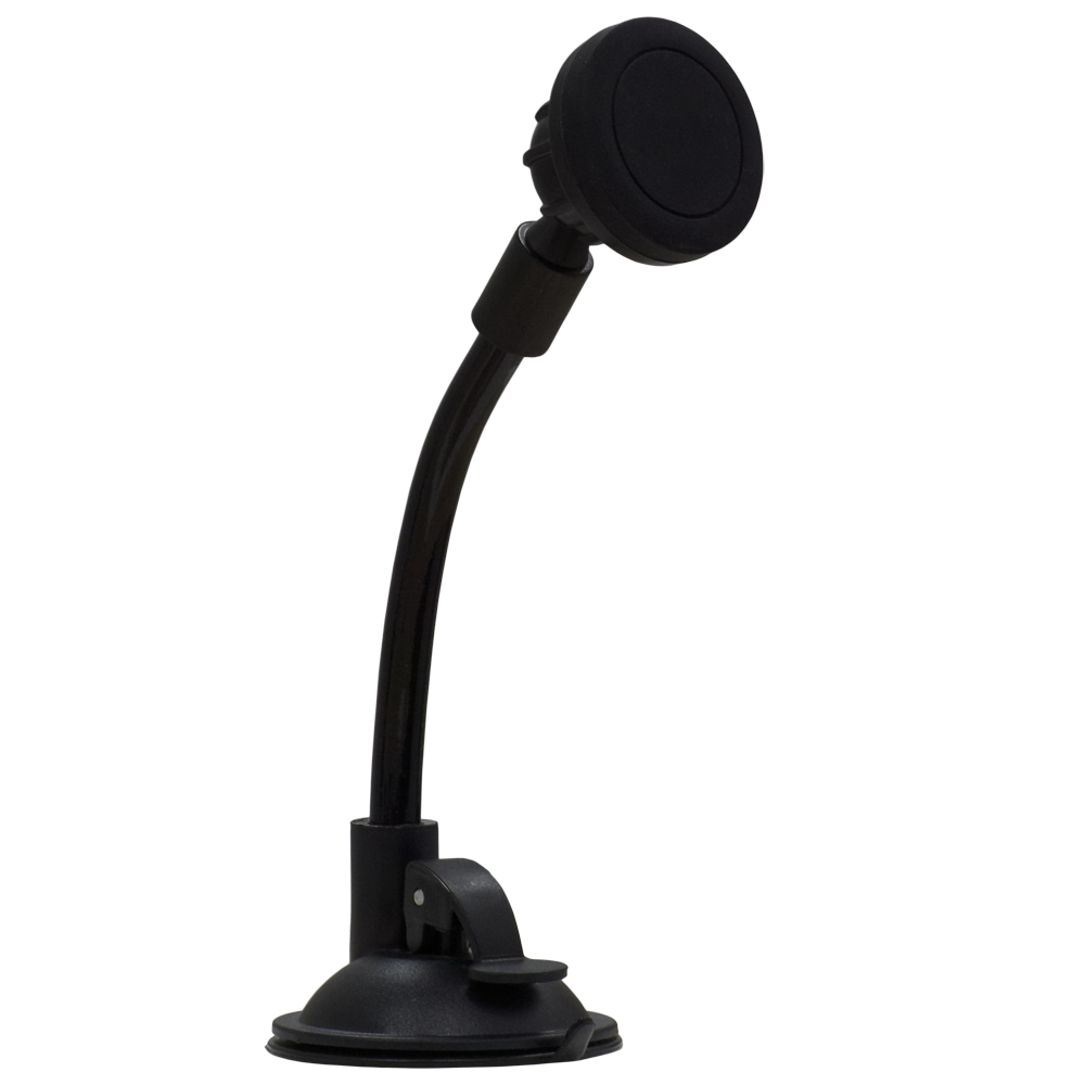 SUPORT auto SPACER pt. SmartPhone, fixare pe bord sau geam, cu ventuza, magnetic, flexibil, rotire 360 grade, black, "SPT-MCH" thumb