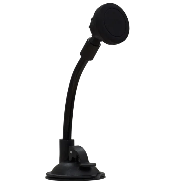 SUPORT auto SPACER pt. SmartPhone, fixare pe bord sau geam, cu ventuza, magnetic, flexibil, rotire 360 grade, black, &quot;SPT-MCH&quot;