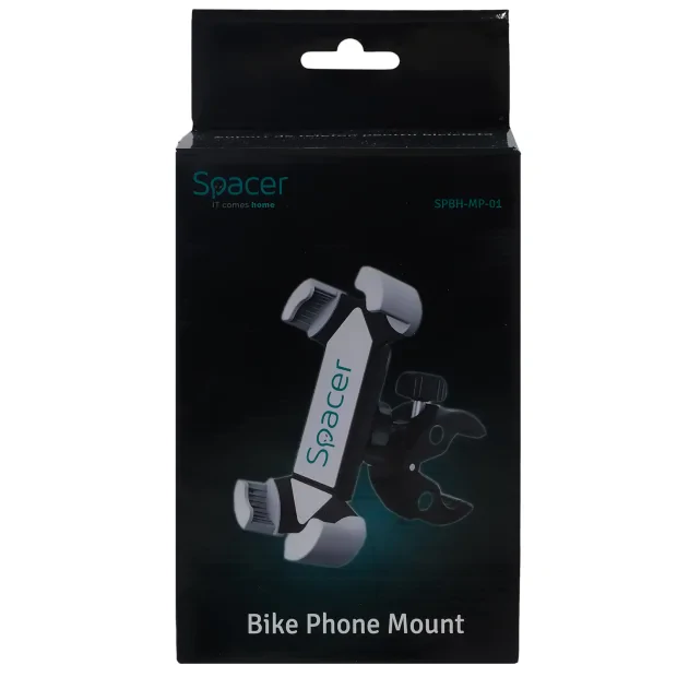 SUPORT Bicicleta SPACER pt SmartPhone, Multi-Purpose, fixare de bare de diferite dimensiuni, Negru, &quot;SPBH-MP-01&quot;