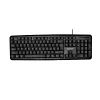 TASTATURA SPACER USB, 104 taste, anti-spill, black, &quot;SPKB-520&quot;