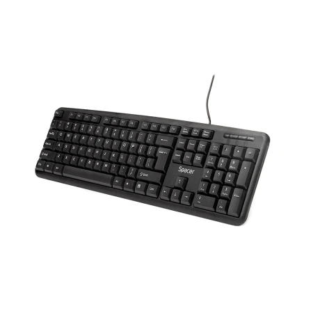 TASTATURA SPACER USB, 104 taste, anti-spill, black, &quot;SPKB-S62&quot;/45505855