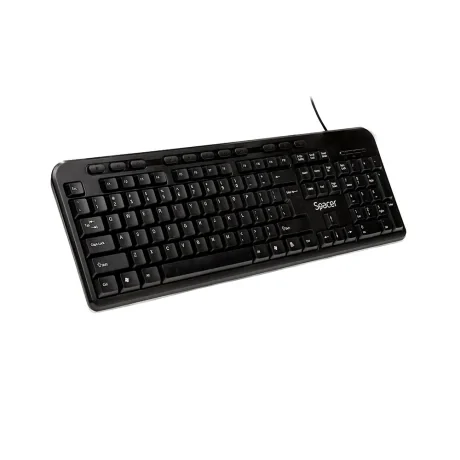 TASTATURA SPACER USB, multimedia, 104 taste + 11 taste multimedia, anti-spill, black, &quot;SPKB-169&quot; 45504123
