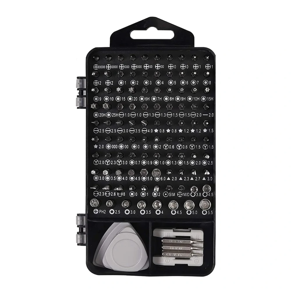 TRUSA REPARATII smartphone, SPACER, functii: insurubare si reparat, 122 produse: 101 capete de surubelnita, surubelnita clasica, penseta si clipsuri deschidere telefon "SPRT-PHONE-122"