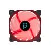 VENTILATOR SPACER PC 120x120x25 mm,  RED light, Hydraulic Bearing, 74CFM, conector 4-pin &quot;SPFC-120-4P-RD&quot;