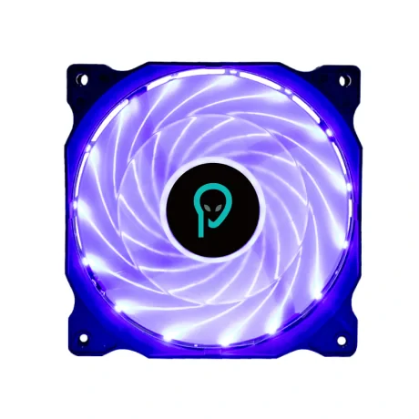 VENTILATOR SPACER PC Silent 120x120x25 mm,  BLUE light, Hydraulic Bearing, 34CFM, conector 3-pin &quot;SPFC-120-3P-BL&quot;