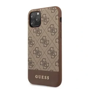 Husa Cover Guess 4G Stripe pentru iPhone 11  Brown