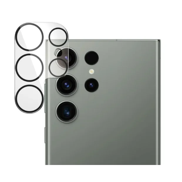 Folie Protectie Sticla Camera Panzer pentru Samsung Galaxy S23 Ultra