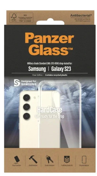 Husa Cover Panzer Hard Case pentru Samsung Galaxy S23 Transparent