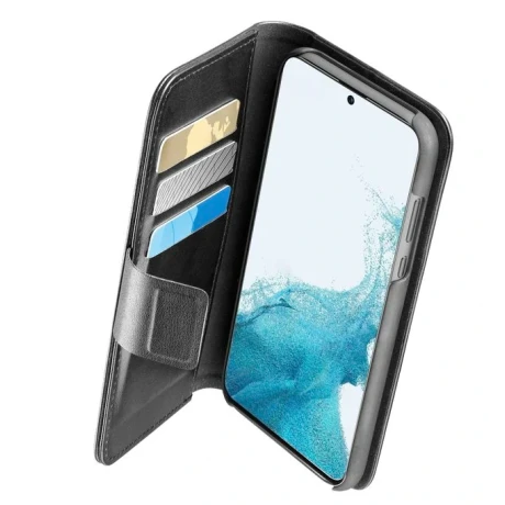 Husa Book Cellularline pentru Samsung Galaxy S23 Negru