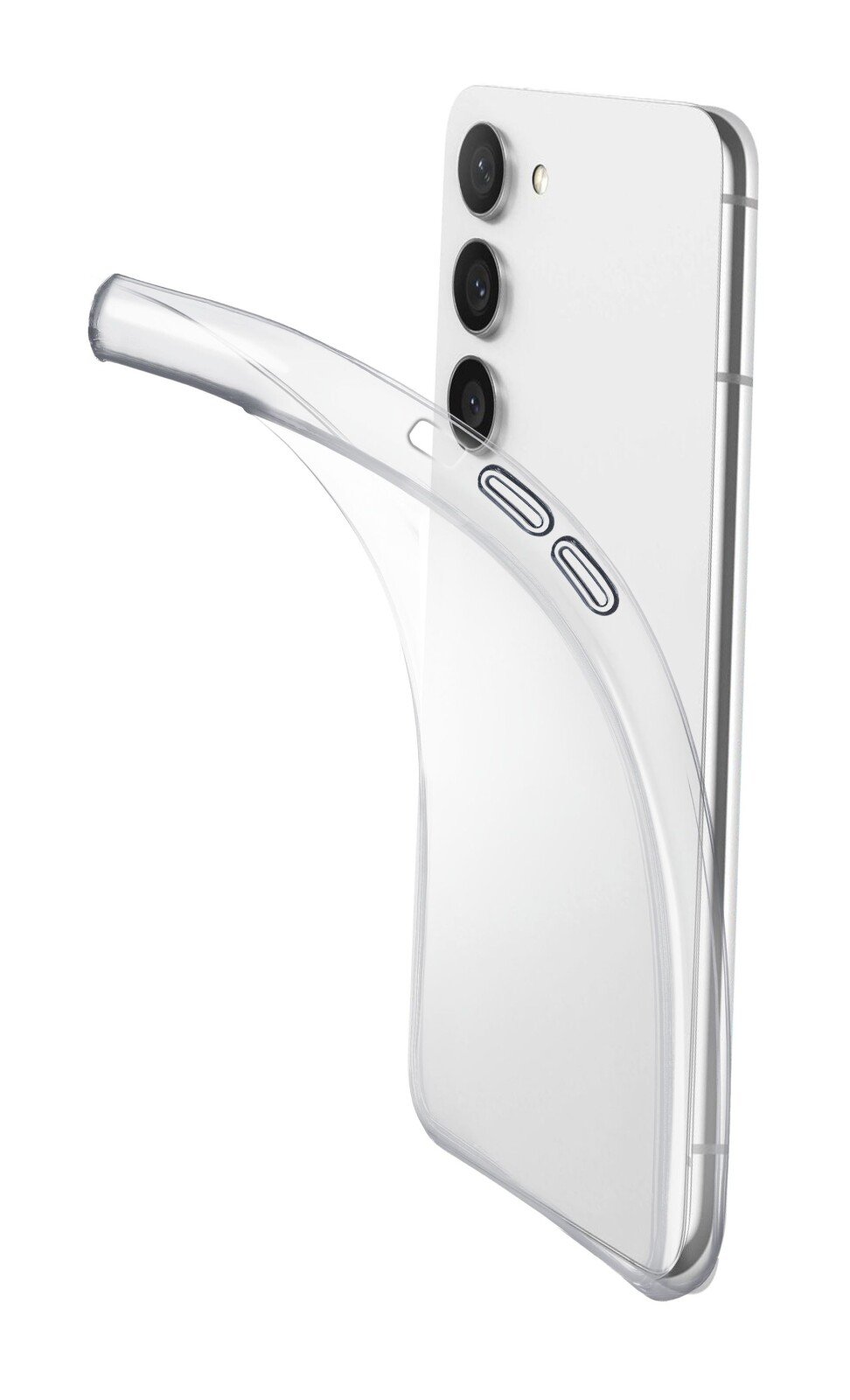 Husa Cover Cellularline Silicon slim pentru Samsung Galaxy S23 Transparent thumb