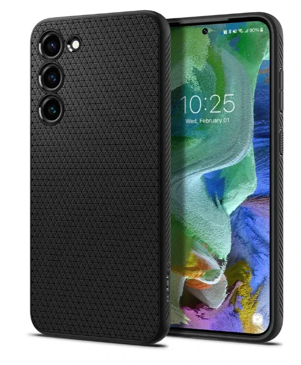 Husa Silicon Samsung Galaxy S23 Plus Liquid Air Spigen Negru