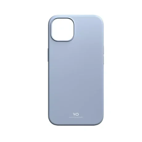 Husa Cover Silicon White Diamonds Urban Case pentru iPhone 14 Albastru