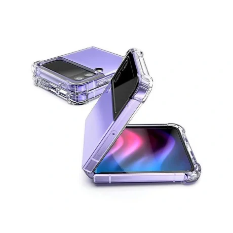Husa Cover Mercury Super Protect pentru Samsung Galaxy Z Flip 4 Transparent