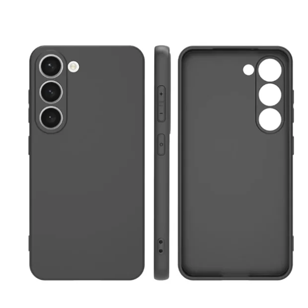 Husa Cover Swissten Silicon Soft Joy pentru Samsung Galaxy S23 Plus Negru