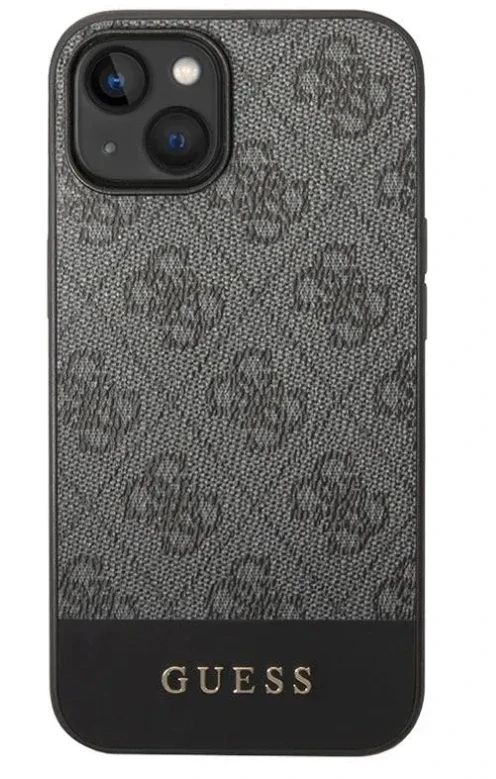 Husa Cover Guess Bottom Stripe pentru iPhone 14 Plus Grey thumb