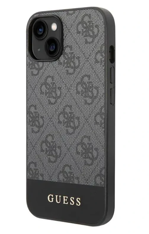 Husa Cover Guess Bottom Stripe pentru iPhone 14 Plus Grey thumb