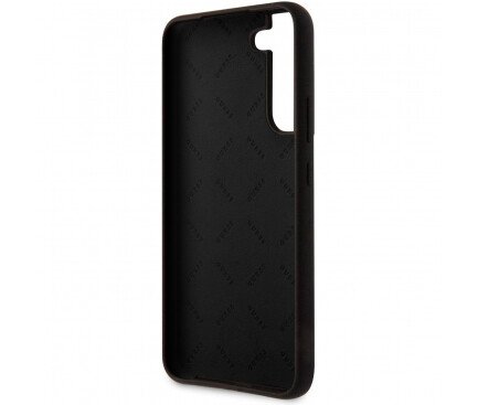 Husa Cover Guess Silicone Vintage Gold Logo pentru Samsung Galaxy S23 Black thumb