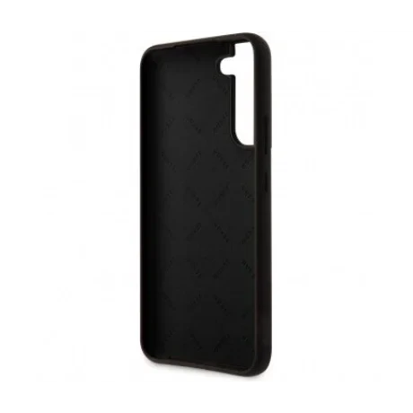 Husa Cover Guess Silicone Vintage Gold Logo pentru Samsung Galaxy S23 Black