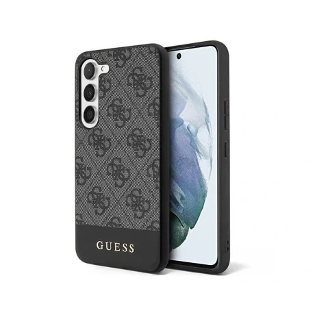 Husa Cover Guess Bottom Stripe pentru Samsung Galaxy  S23 Plus Grey