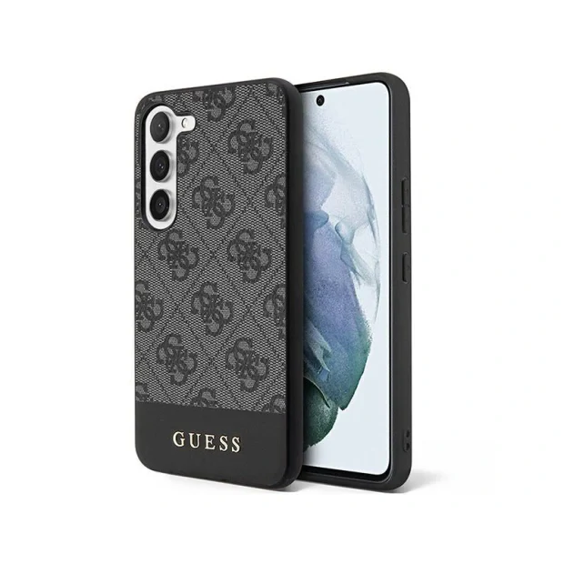 Husa Cover Guess Bottom Stripe pentru Samsung Galaxy  S23 Plus Grey