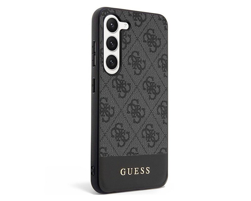 Husa Cover Guess Bottom Stripe pentru Samsung Galaxy  S23 Plus Grey thumb