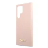 Husa Cover Guess Silicone Metal Logo pentru Samsung Galaxy S23 Ultra Pink
